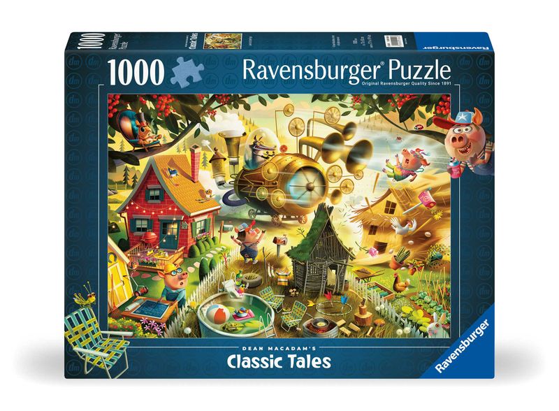 Ravensburger 1000 Piece Look Out Little Pigs
