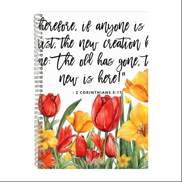 2 Corinthians 5-17 2 Gift Idea A4 Notepad 223