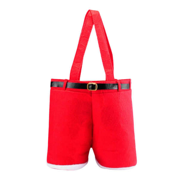 Christmas Gift Bags Santa Red Pants