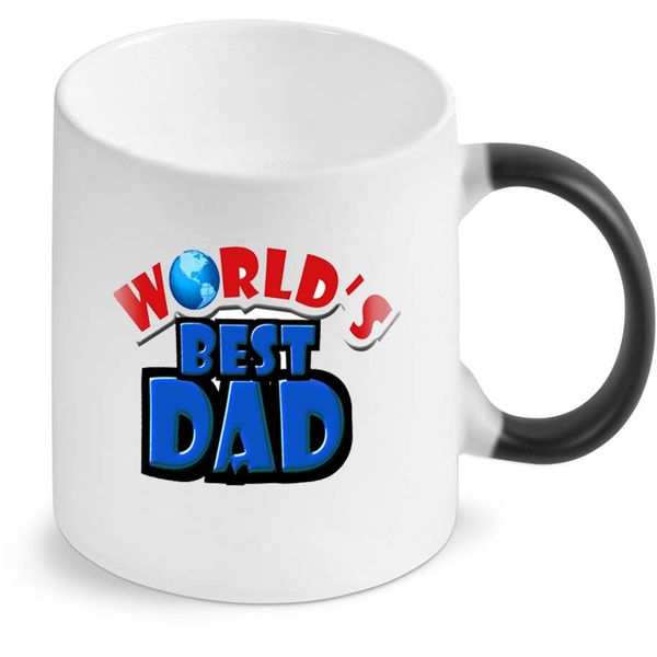 World's Best Dad Birthday Christmas Father's Day Gift Magic Coffee Mug