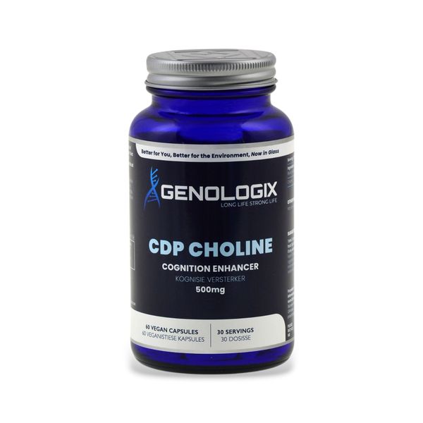 Genologix - CDP Choline (Citicoline) 500mg (30 Days Supply)