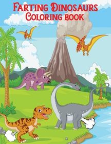 farting dinosaur coloring book