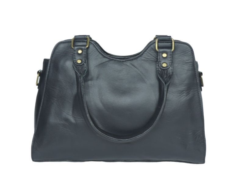 Ladies Handbag Genuine Leather Black Shop Today. Get it Tomorrow