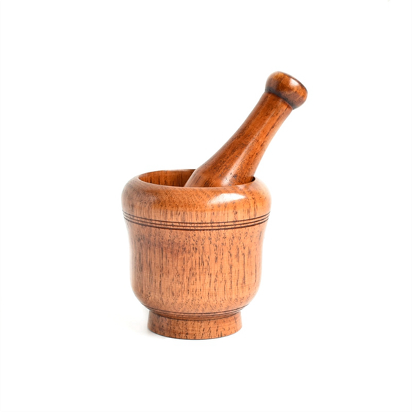 Mortar And Pestle Wood Wooden Mortar Pestle Grinding Bowl Set