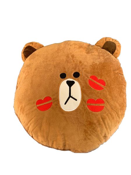 40cm Plush Teddy Stuffed Animal Soft Toy Pillow - Bear Kisses Cushion