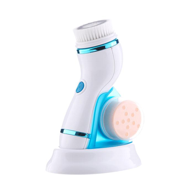 Southwind360 Facial Cleaning Brush with 4 exfoliating rotating brush heads
