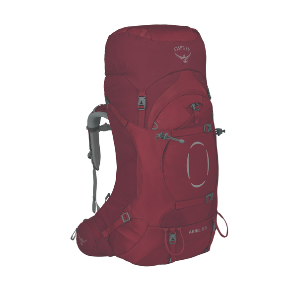 Osprey Ariel 65L Womens Backpack Claret Red M/L
