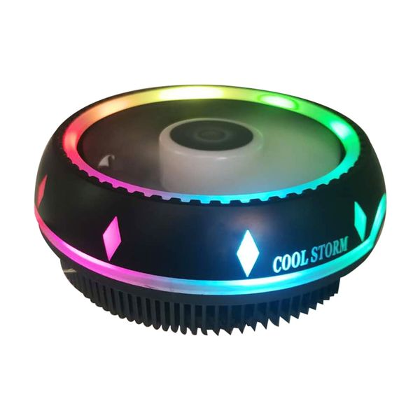 UFO-R Computer Hydraulic Bearing Low Profile RGB CPU Fan For AMD/Intel