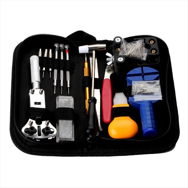 Watch Repair Kit 147-Piece Tool Set Watch Strap Opener Watch Repair