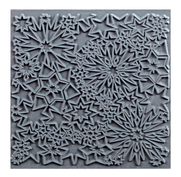 Cernit Texture PlatePlate - 9x9cm - Constellation