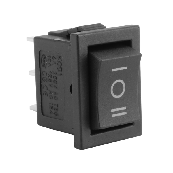 SPDT 3 Position Snap In Boat Rocker Switch AC 250V/6A 125V/10A
