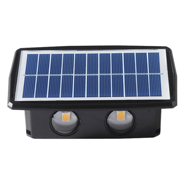 Waterproof Warm Yellow Outdoor Solar LED Wall Light
