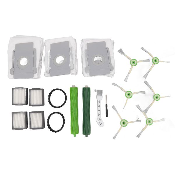 Compatible With Roomba I7 I6 Robot Vacuum Main Side Brushes Dust Bag Tire