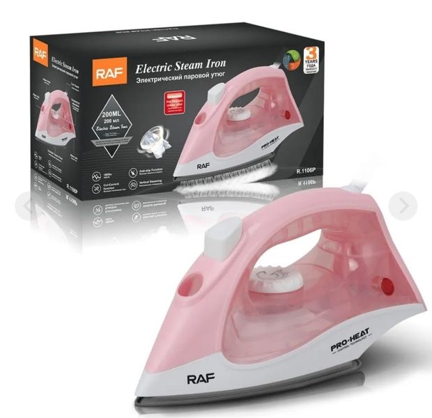 RAF Electric Steam Iron – Blue