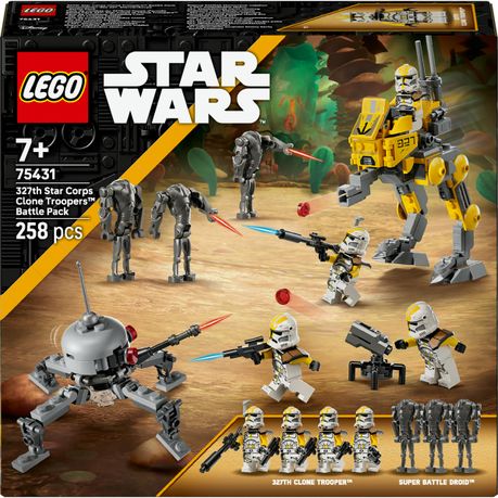 LEGO® Star Wars™ 327th Star Corps Clone Troopers™ Battle Pack, Gift Set 75431 Image