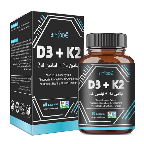 BIYODE Strengthens the Immune System xSupports D3+K2 Dietary Supplement,