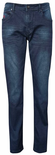 Soviet Trooper Mens Slim Leg Denim - Blue Black