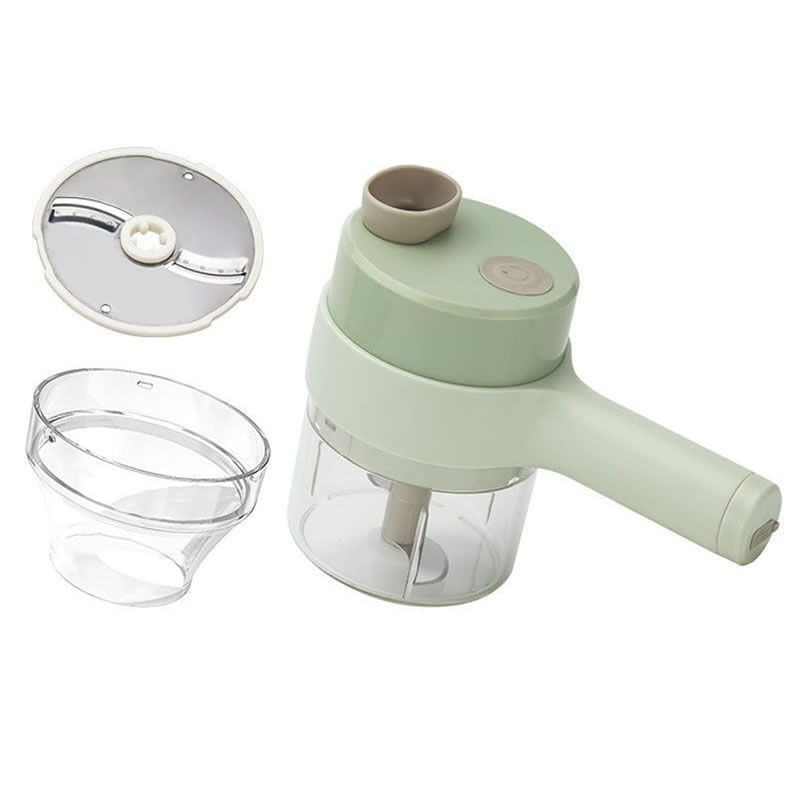 4 In 1 Handheld Electric Vegetable Cutter Set | Shop Today. Get it ...