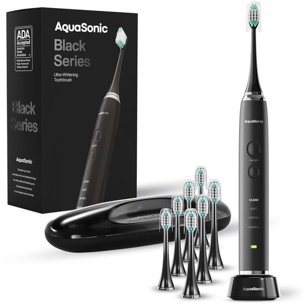 Aquasonic Black Series Ultra Brightening Toothbrush - Electric Toothbrush