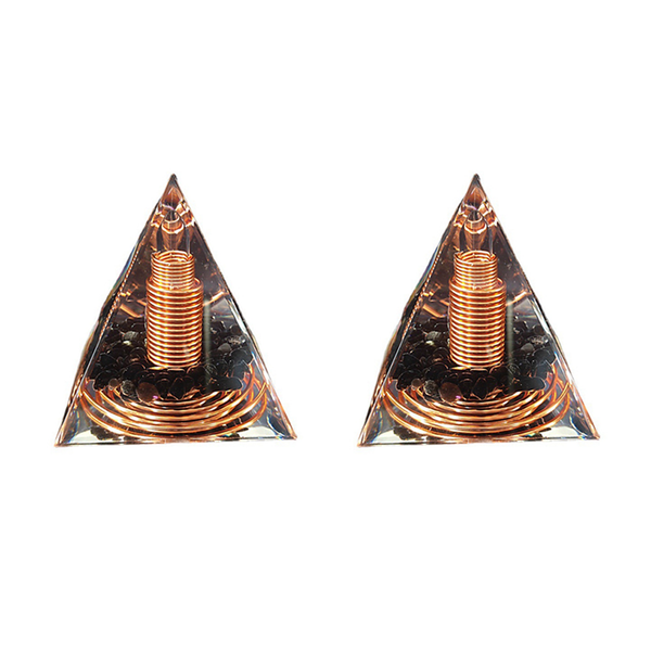 6Cm Crystal Gravel Spiral Pyramid Spiral Coil Pyramid Handmade Home