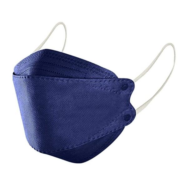 KF94 Fish Type Full Seal Disposable Protective Masks - Royal Blue - Pack of 10