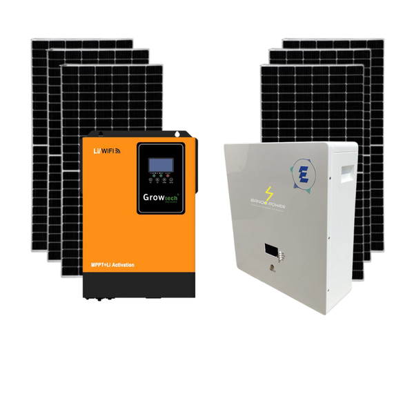 5.5kW Growtech Hybrid Inverter Solar System