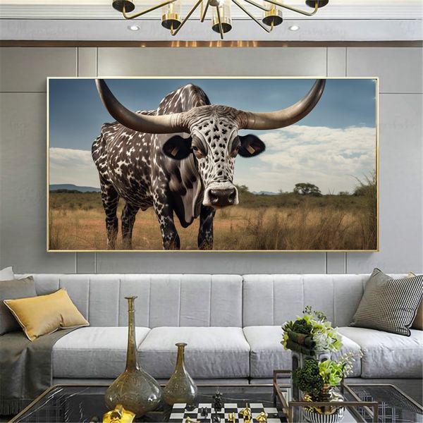 Canvas Wall Decor - Nguni Pride Cow - 0537