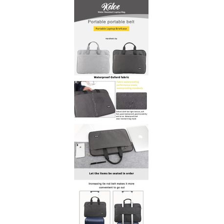 Keloe Laptop Notebook Bag 15.6 inch Shop Today. Get it Tomorrow takealot