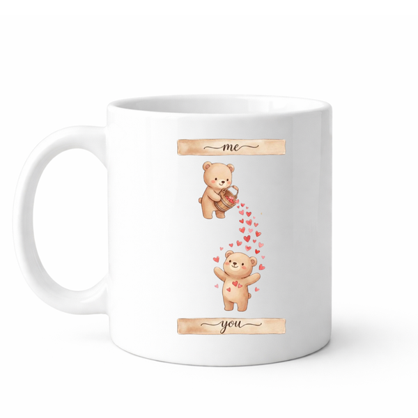 I shower you with all my love - Valentines - Relationship mug