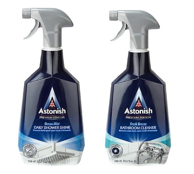 Astonish Daily Shower and Bathroom Cleaner (Premium Edition) - 2 Pack