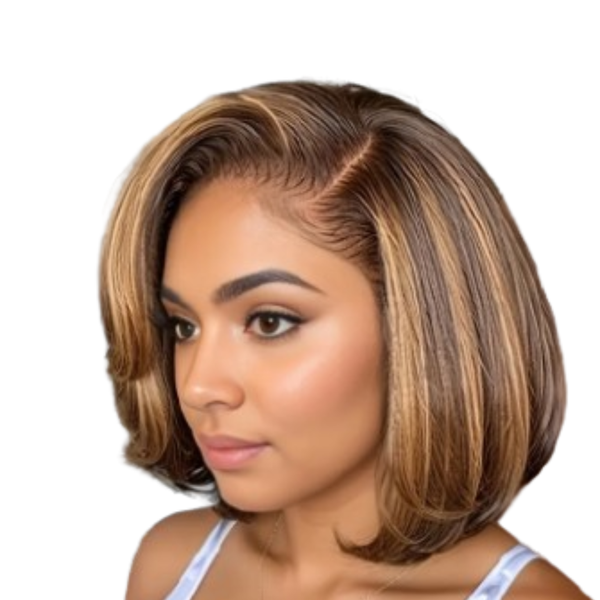 Highlight Brazilian Hair Bob Cut Wig
