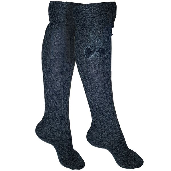 Luxury Ladies Warm Boot Socks - Pom Poms