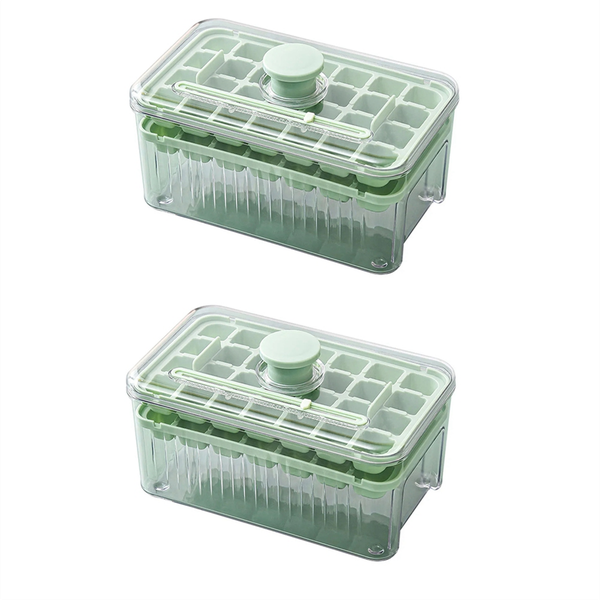 Press Ice Tray Refrigerator Homemade Ice-Cube Storage Ice-Cube Mold