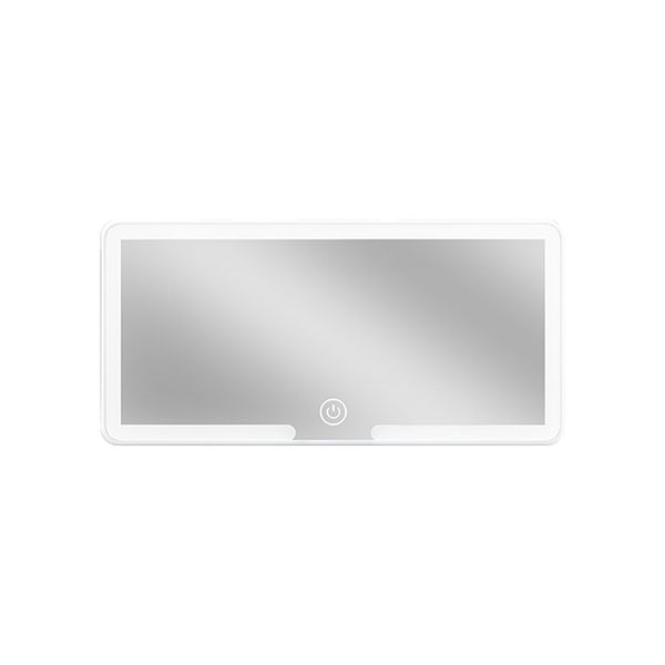 Car sunshade LED makeup mirror, rechargeable fill light thin makeup mirror