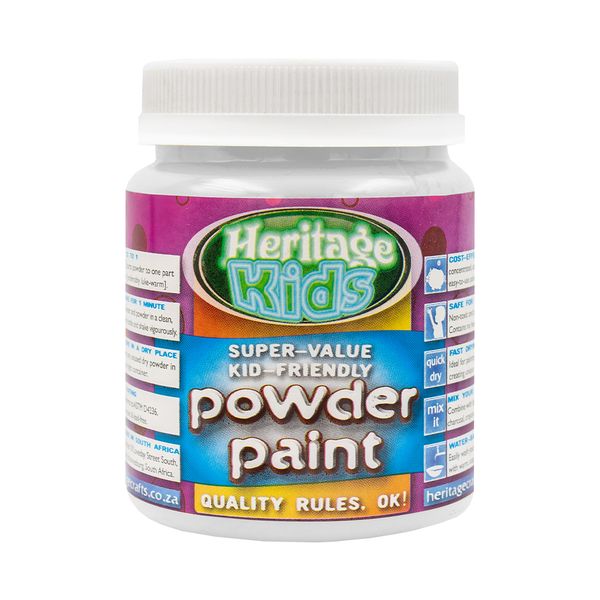 Heritage Powder Paint Non Toxic White - 200g