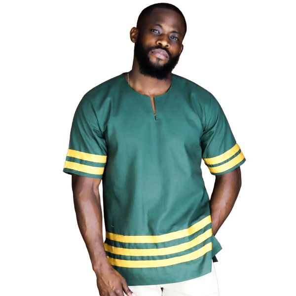 Africa Fashion House Arome Green Pass Xhosa Shirt