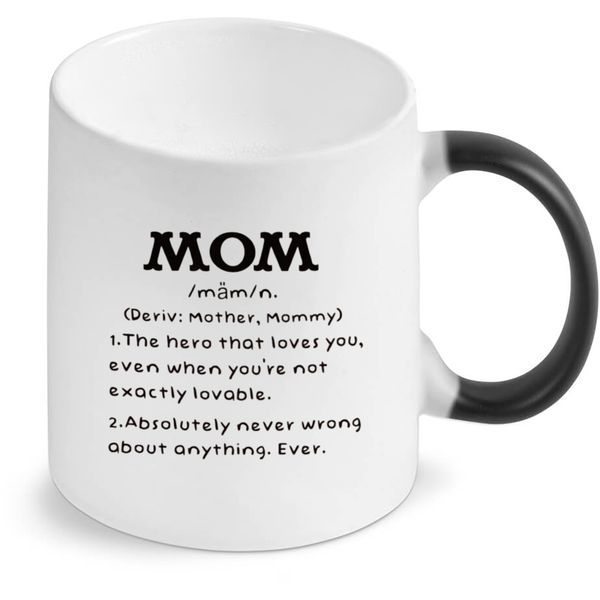 Mom the Hero That Loves You Color Changing Mug