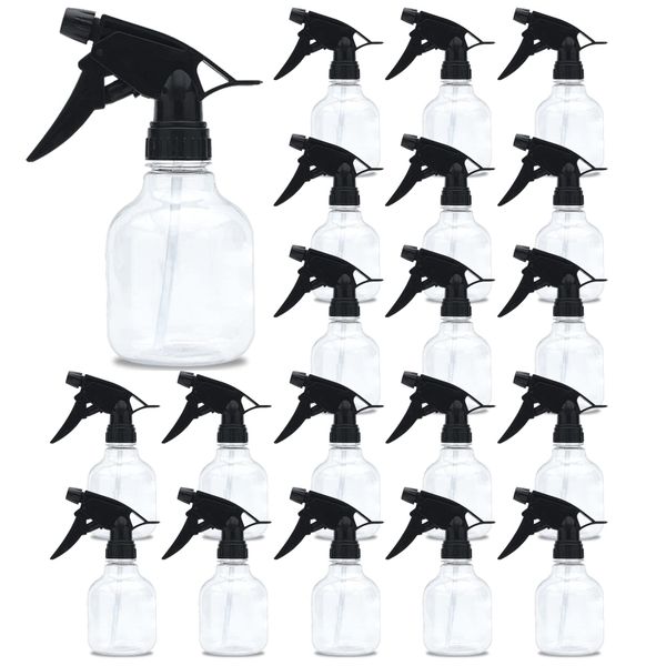 20 Pieces 8 Oz Clear Plastic Spray Bottles