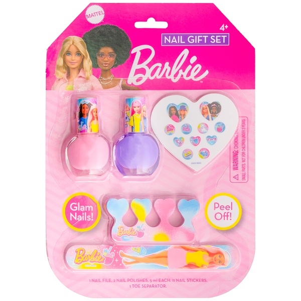 BARBIE By MATTEL Official Licensed Nail Polish Gift Set for Kids