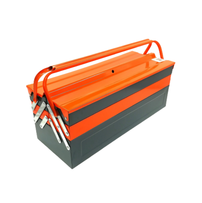 Metal Tool Box 3 Tier 5 Tray Professional Portable Storage - 42cm ...