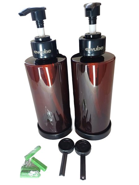 Ewube 300ml 2in1 Plastic Wall Mounted Liquid Soap Dispenser