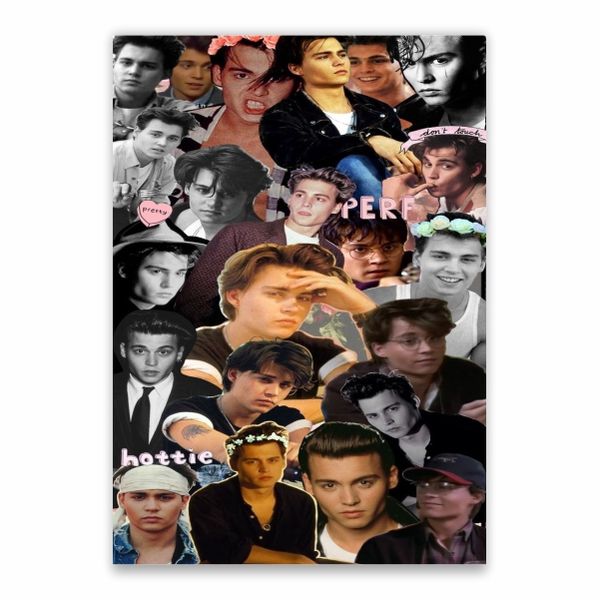 Johnny Depp Collage Poster - A1
