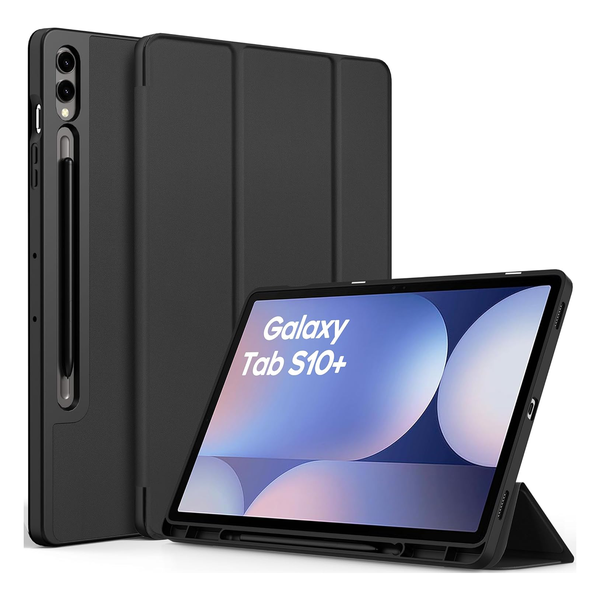 Flip Protective Origami stand Case Compatible with Samsung S10+ Tab 12.4
