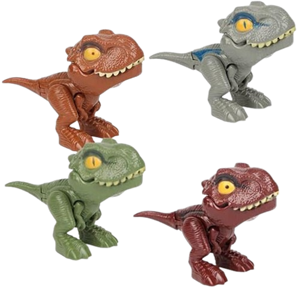 Set of 4 Finger Dinosaur Toys for kids