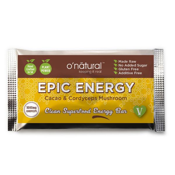 O'natural - Chocolate Superfood Epic Energy Bar 40g