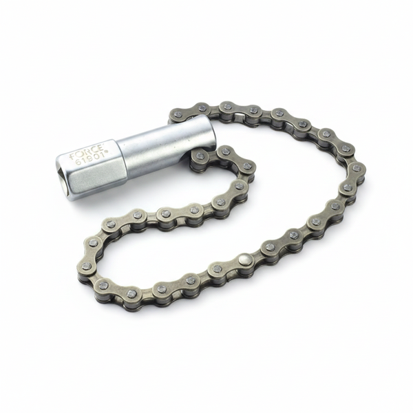Force 1/2-inch Drive Chain Oil Filter Wrench for Easy Removal