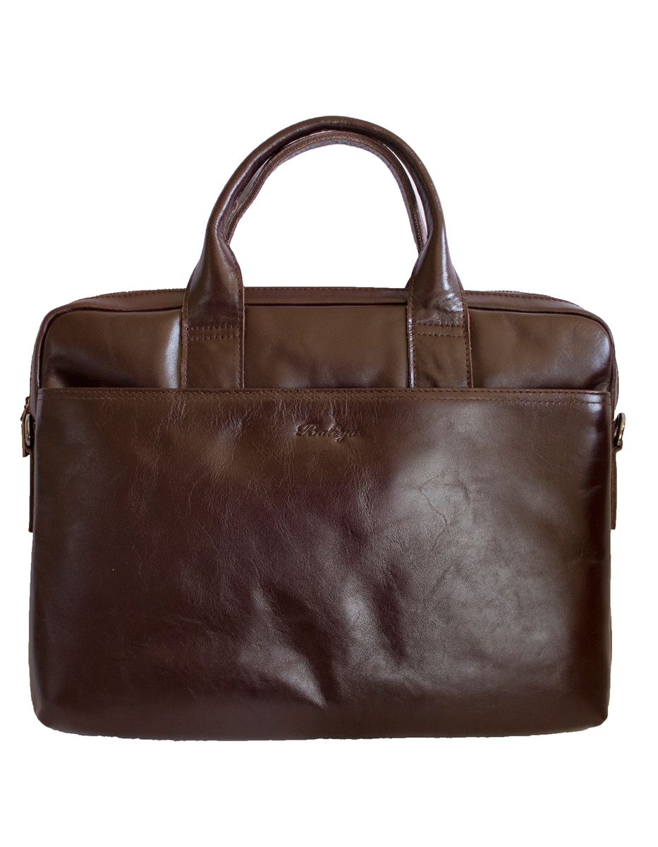Fino FN8848 Unisex Genuine Leather Business Messenger/ Briefcase