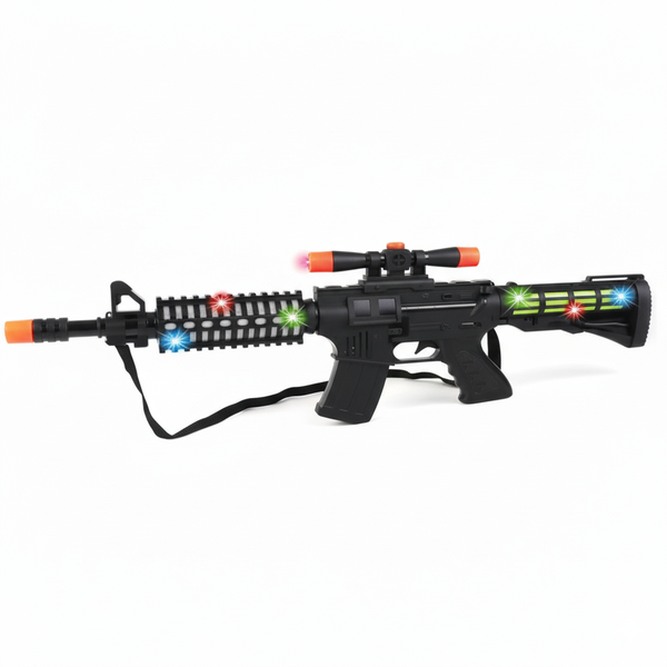 Light-Up Toy Gun for Kids - Flashing Lights &amp; Sounds - Imaginative Play Fun