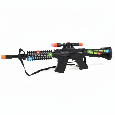 Light-Up Toy Gun for Kids - Flashing Lights & Sounds - Imaginative Play Fun Image