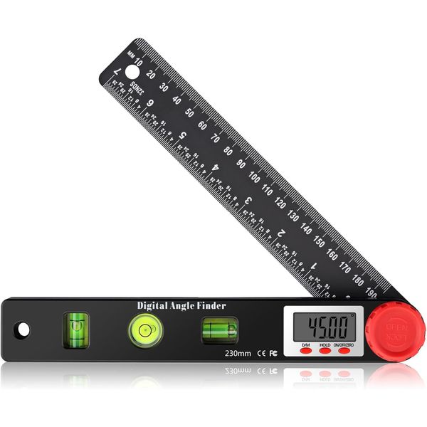 4-In-1 Digital Angle Finder Protractor Spirit Level 360 Degree Measuring